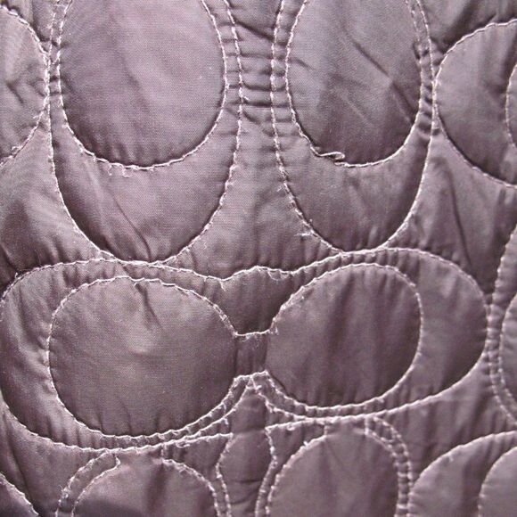 Coach Quilted Signature C Puffer Jacket Coat XL - Picture 3 of 10